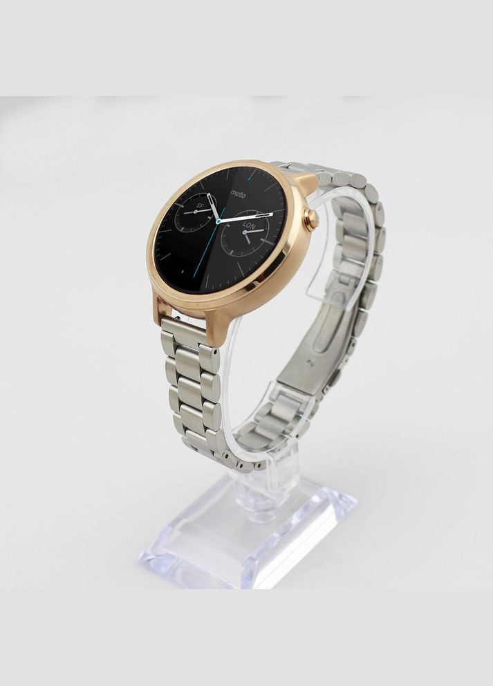 Металлический ремешок Primo для часов Motorola Moto 360 2nd gen (46mm) Silver Prima (266914420)