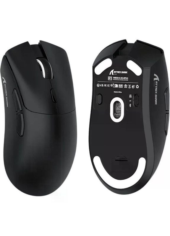 Игровая беспроводная мышь R1 Black ATTACK SHARK (370202759)