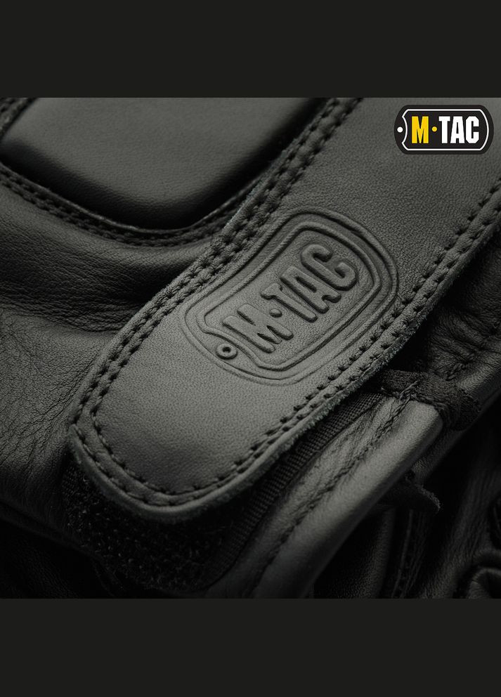 Рукавички безпалі шкіряні Assault Tactical Mk.1 Black M-TAC (315338961)