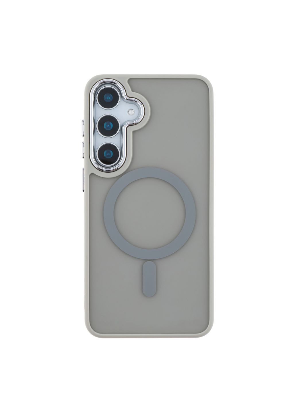 Чехол TPU+PC Space Magnetic Color with Magsafe для Samsung Galaxy S24 5G (S921) Цвет Grey No Brand Samsung Galaxy S24 5G (S921) (336149445)