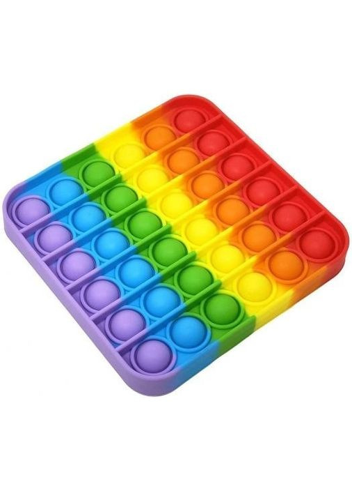 Мягкая играшка Пупырышки Поп ит антистресс бесконечная пупырка квадрат Pop It (302516442)