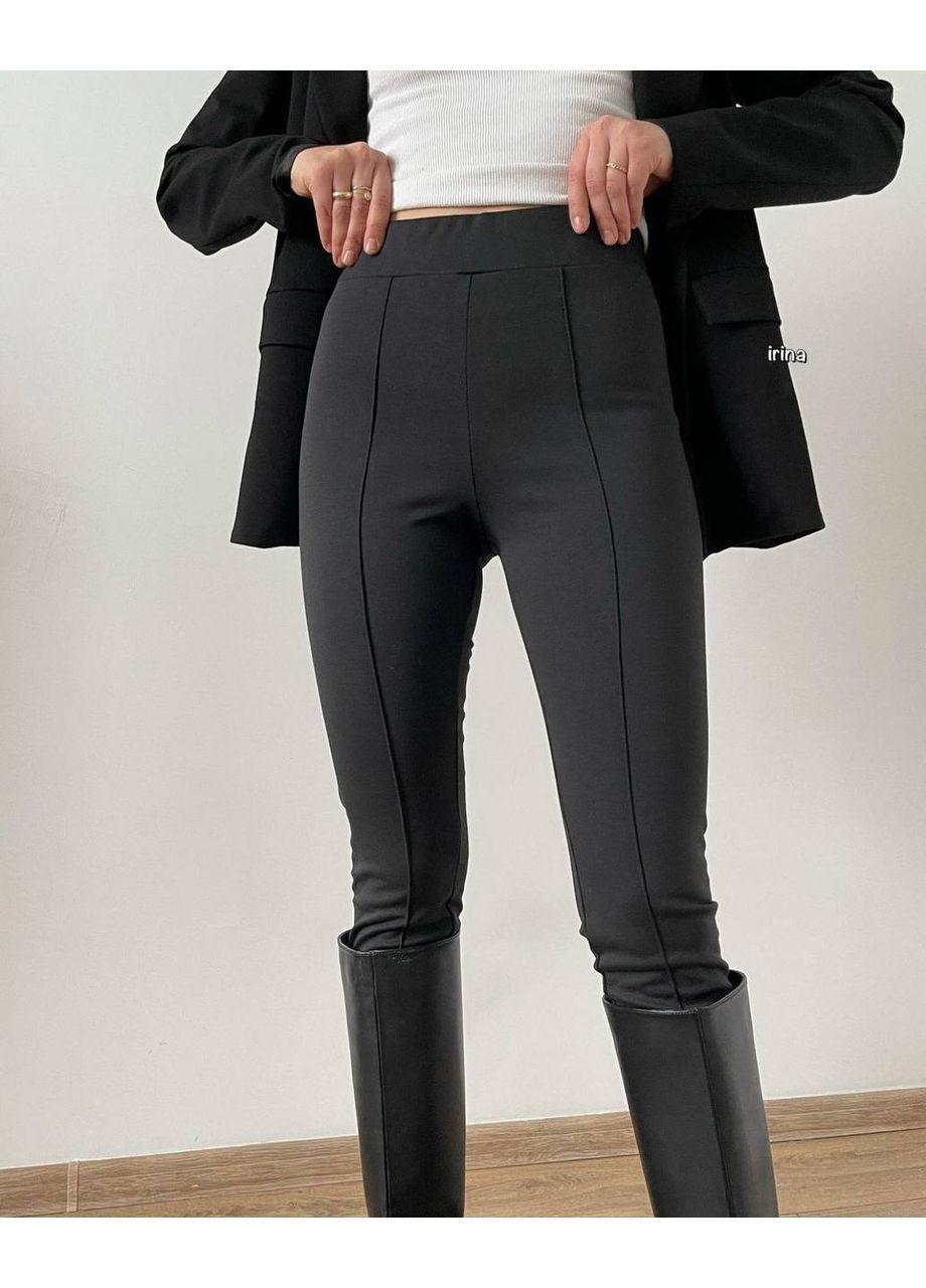 Жіночі лосини з декоративною строчкою на флісі Osoblyva (364827766)