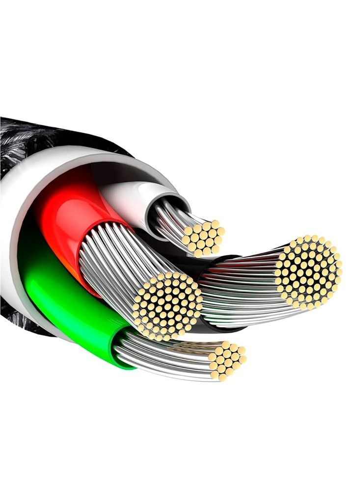 Кабель Charging Data Cable USB to iP 2.4A 1m (CALWJ-01) Baseus Tungsten Gold Fast (361871446)