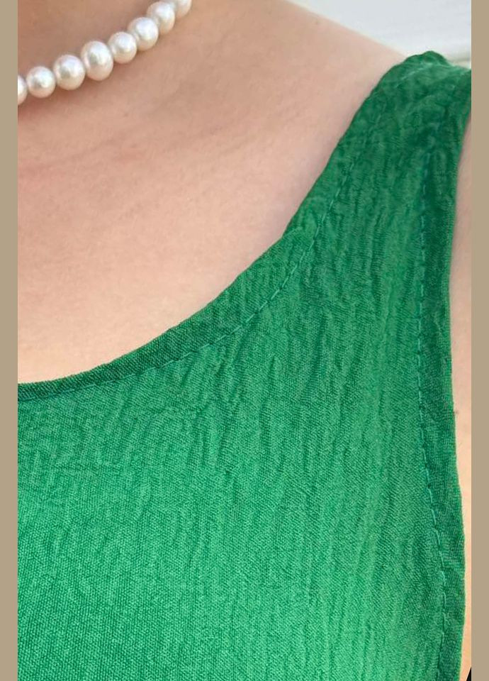 Костюм жіночий трійка зеленого кольору Let's Shop (294816975)