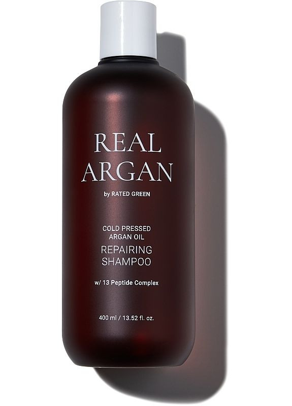 Відновлювальний шампунь з аргановим маслом Real Argan Repairing Shampoo 400ml (2-1092464) Rated Green (369790656)