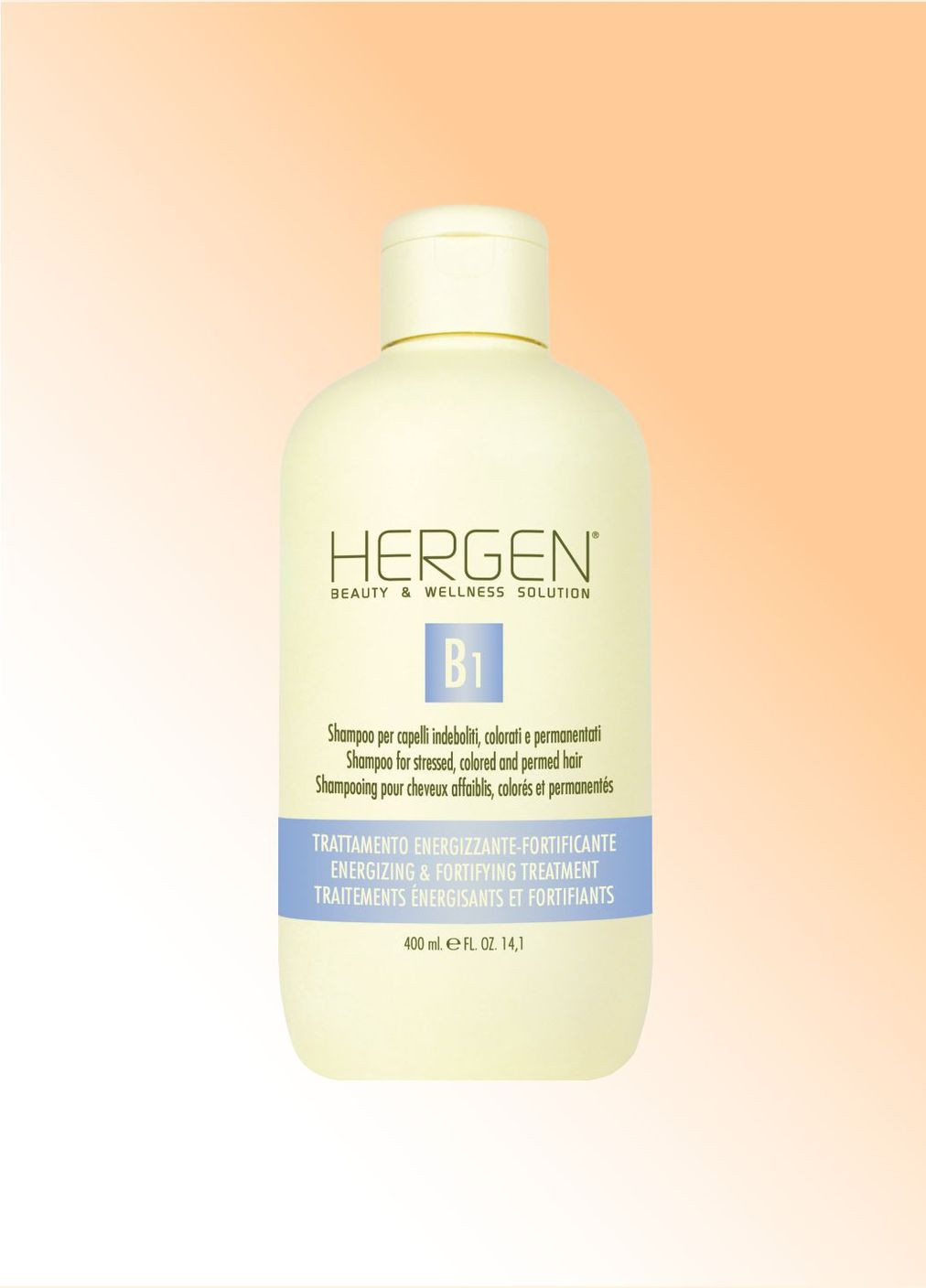 Шампунь для ослабленого волосся B1 Blue Line Hergen (Італія) 400 мл BES (313239250)
