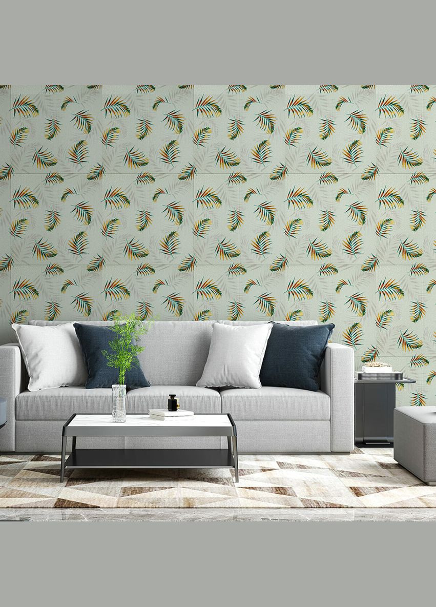 Панель стінова 3D 680х670х4мм папороть на бежовому фоні (D) SW-00001983 No Brand (328579015)