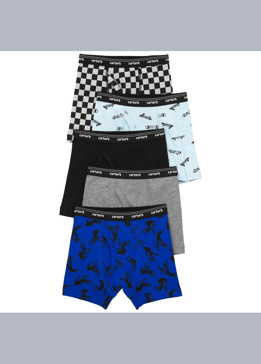 Комплект трусиків 5в1 для хлопчика 137-152 см (3S070410_10-12) Carter's (324216560)