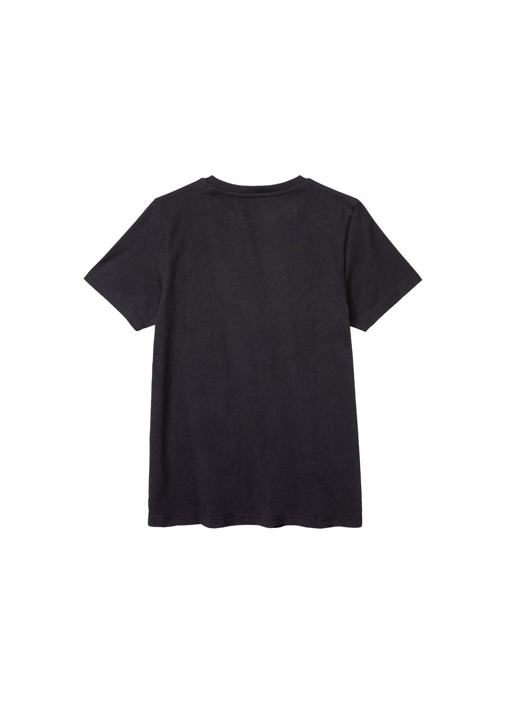 Чорна демісезонна футболка бавовняна для хлопчика 408589 чорний Pepperts