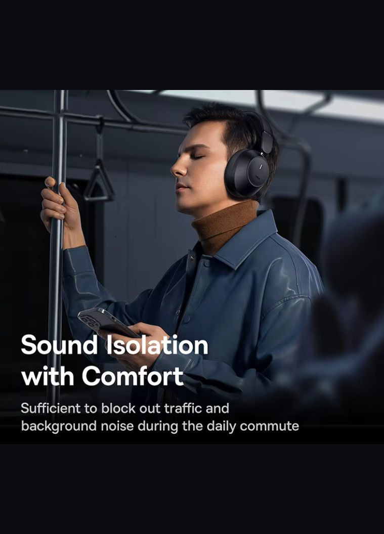 Беспроводные наушники Bass 30 Max Bluetooth 5.3-30 дБ (black) Baseus (311601099)