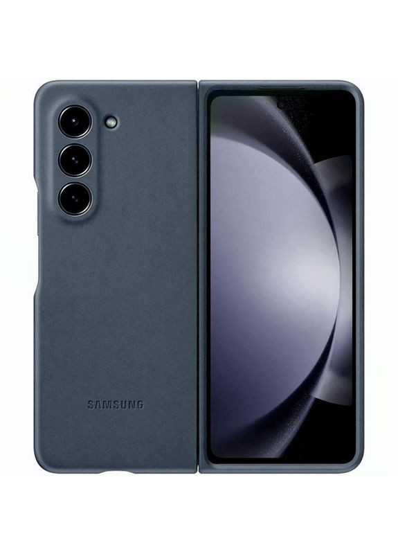 Кожаный чехол Leather Case для Samsung Galaxy Z Fold5 Blue No Brand (359476728)