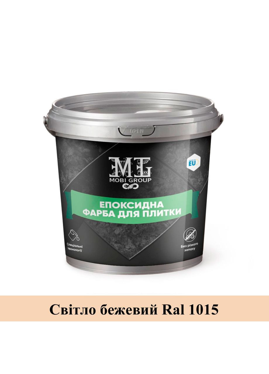 Епоксидна фарба для плитки Mobi Group 1кг (Слонова кістка) MG (363131606)