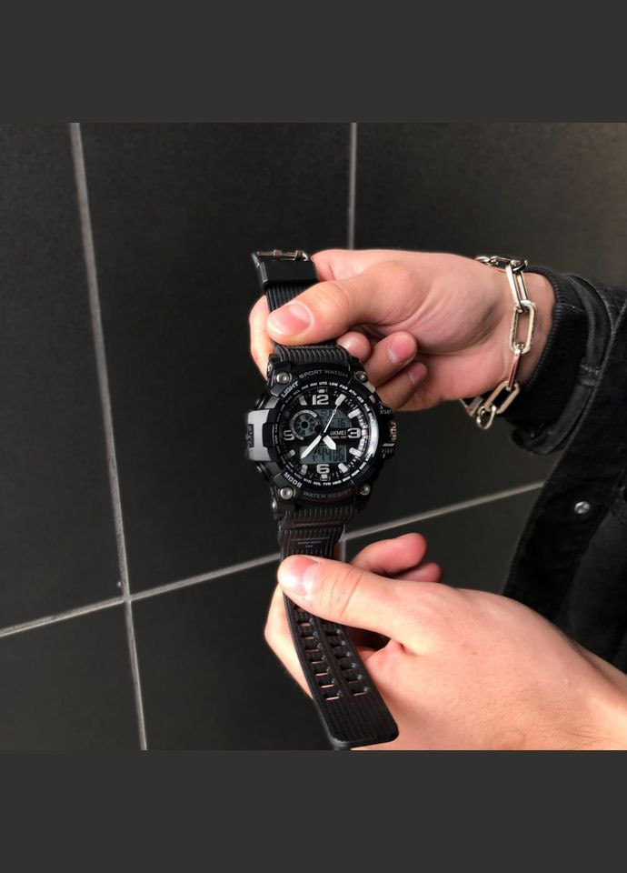 1283 All Black. Skmei (341336898)