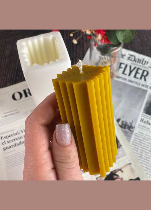 Форма для свічок - Рифлена призма 5Candles (328294780)