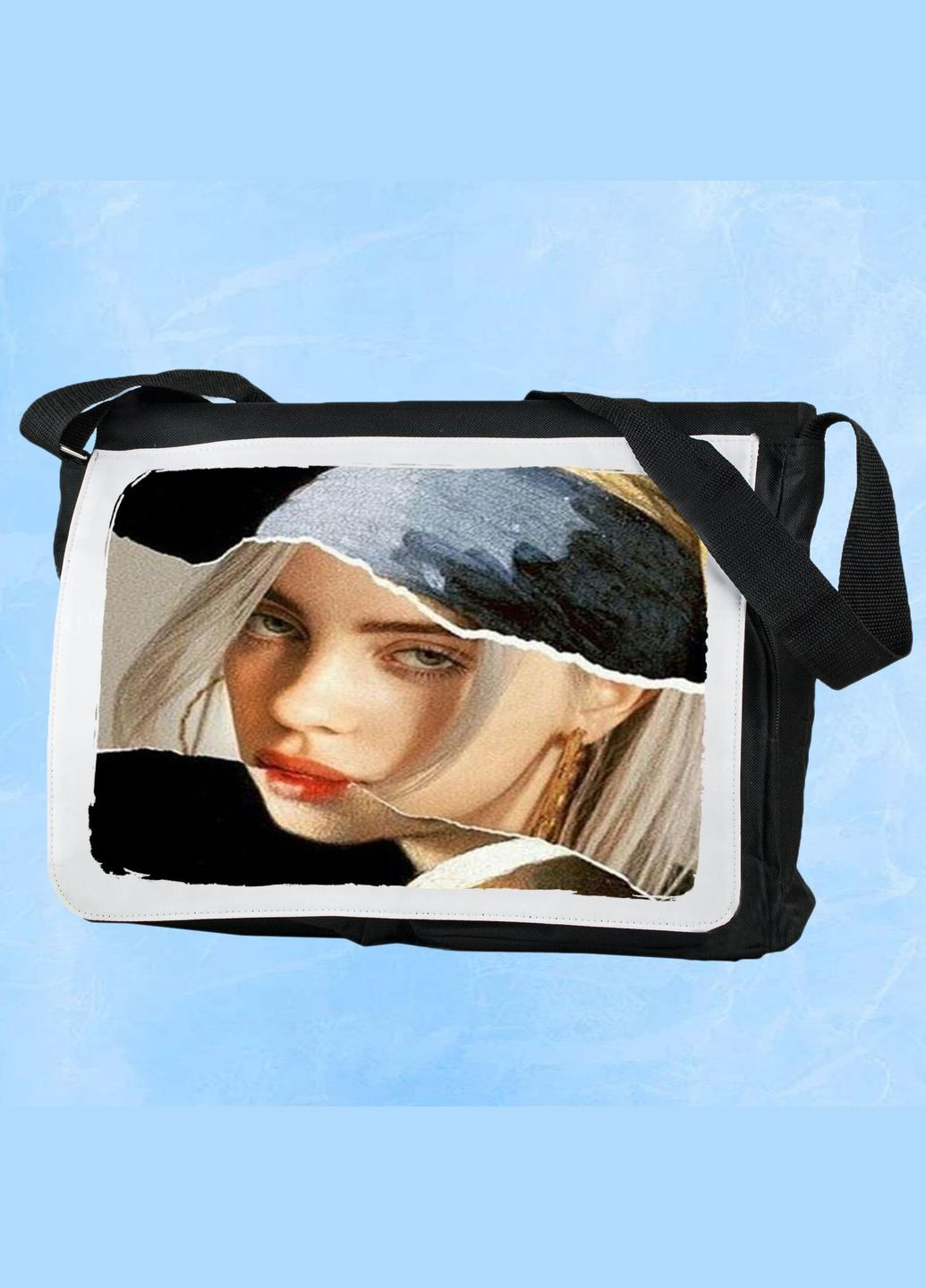 Чоловіча (жіноча) сумка через плече для спортзалу дорожня універсальна Art #106 Чорний No Brand (322119395)