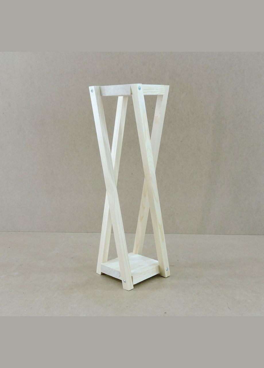 Подставка для цветов из дерева Монсараш 80 бланже (ЦВТ-807701) No Brand (328227232)