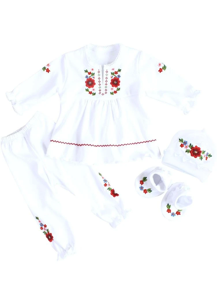 Вышитый костюм для крещения девочки Ladan (301026461)