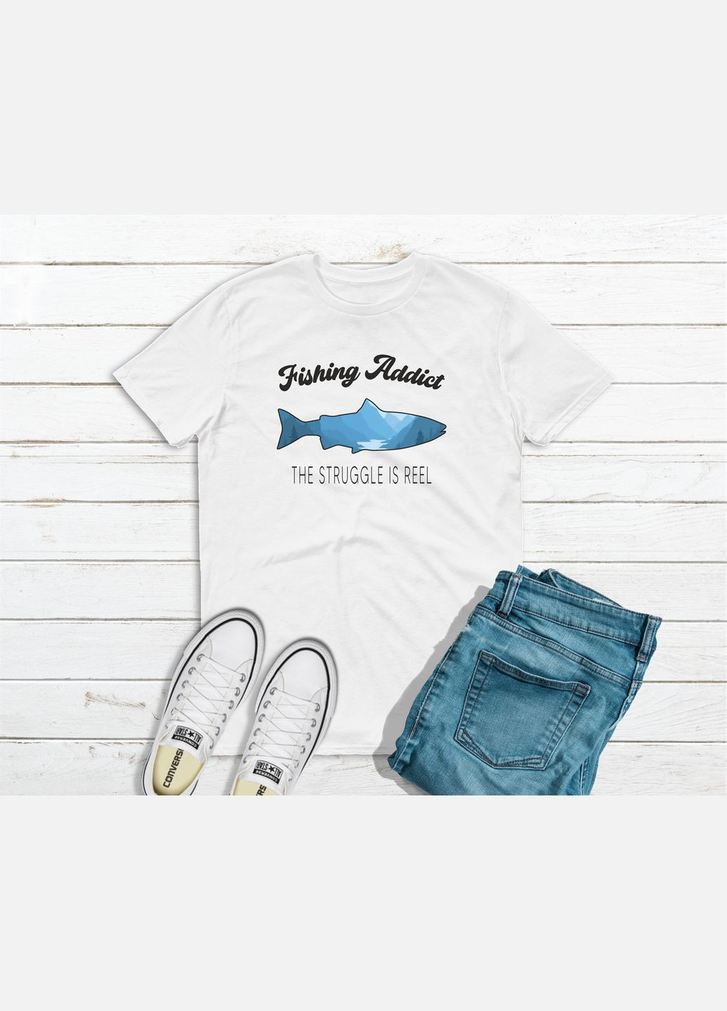 Футболка YOUstyle Fishing 0805 Gildan (279540253)