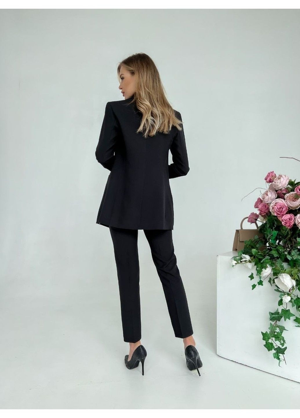 Брючний костюм Модель:КОТ_208,чорний, розмір XS No Brand (355469666)