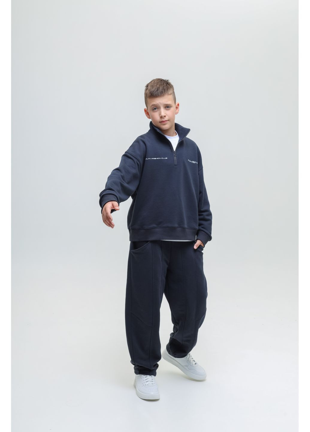 Темно-серые повседневный демисезонные брюки NEWGEN