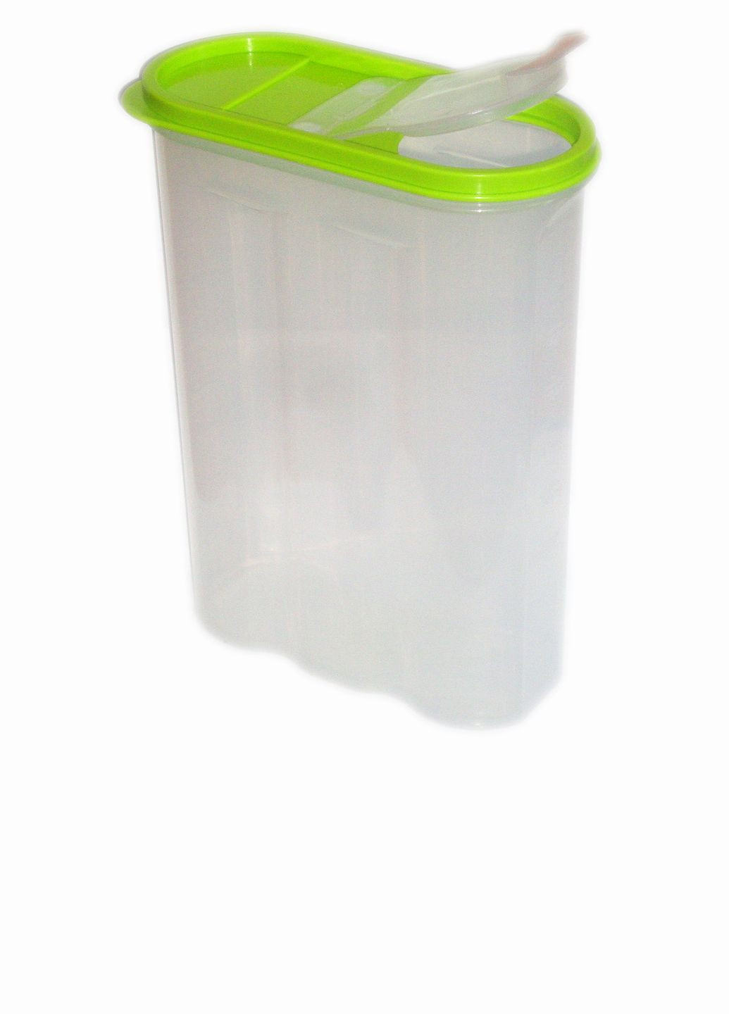 Емкость для сыпучих овальная с клапаном 2,4л. No Brand (355684093)