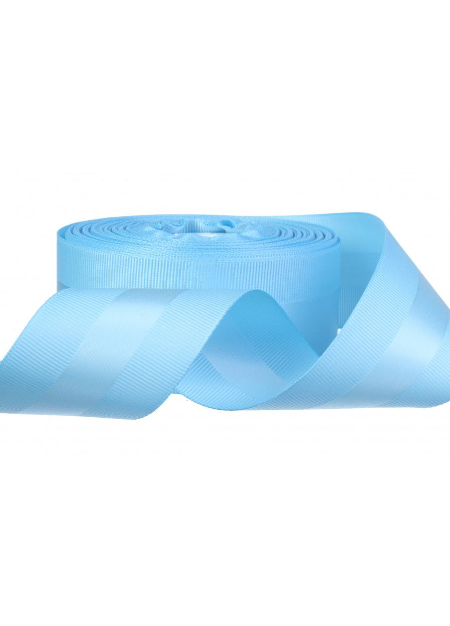 Стрічка комбінована репс з атласом 4 см № 97 No Brand (330631832)