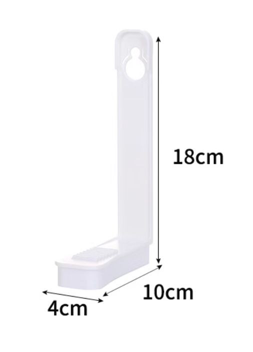 Держатель для простыней высокий 18 см с серым зажимом No Brand (351854321)