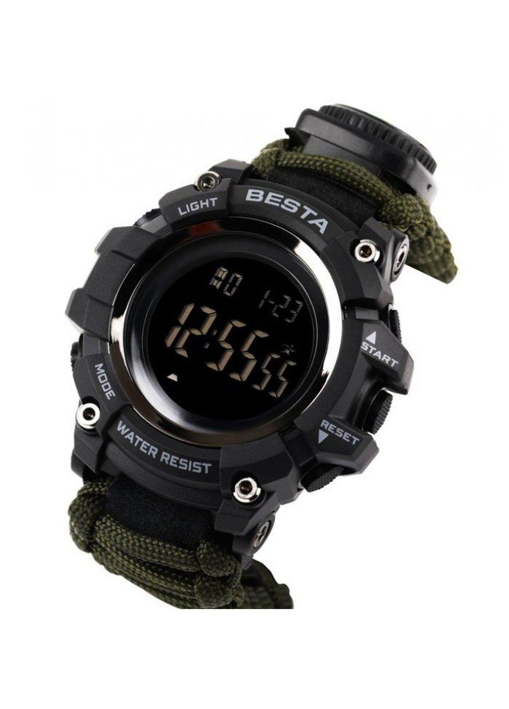 Годинники чоловічі наручні Tactical з компасом (Зелений) Besta (314483066)