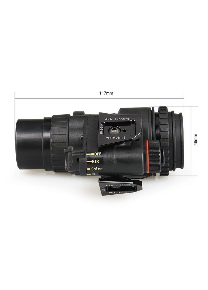 Прилад нічного бачення PVS-18A1 USA із кріпленням Mount на шолом (довжина хвилі 940нм) No Brand (333662468)