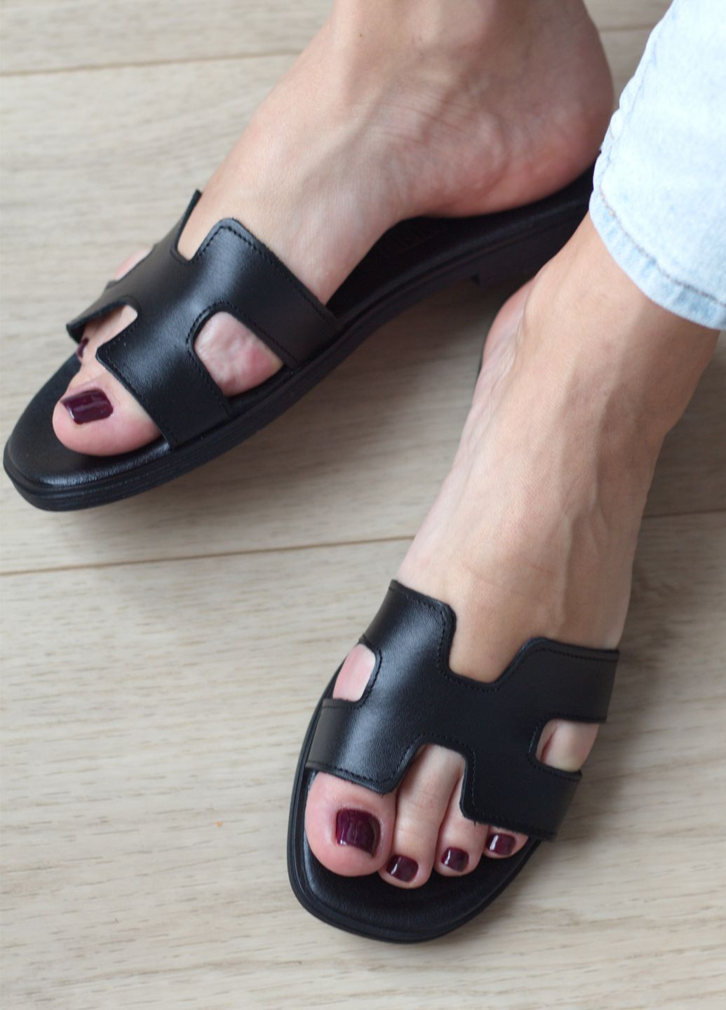 Шльопанці жіночі з натуральної шкіри Zlett 2245 (336493351)