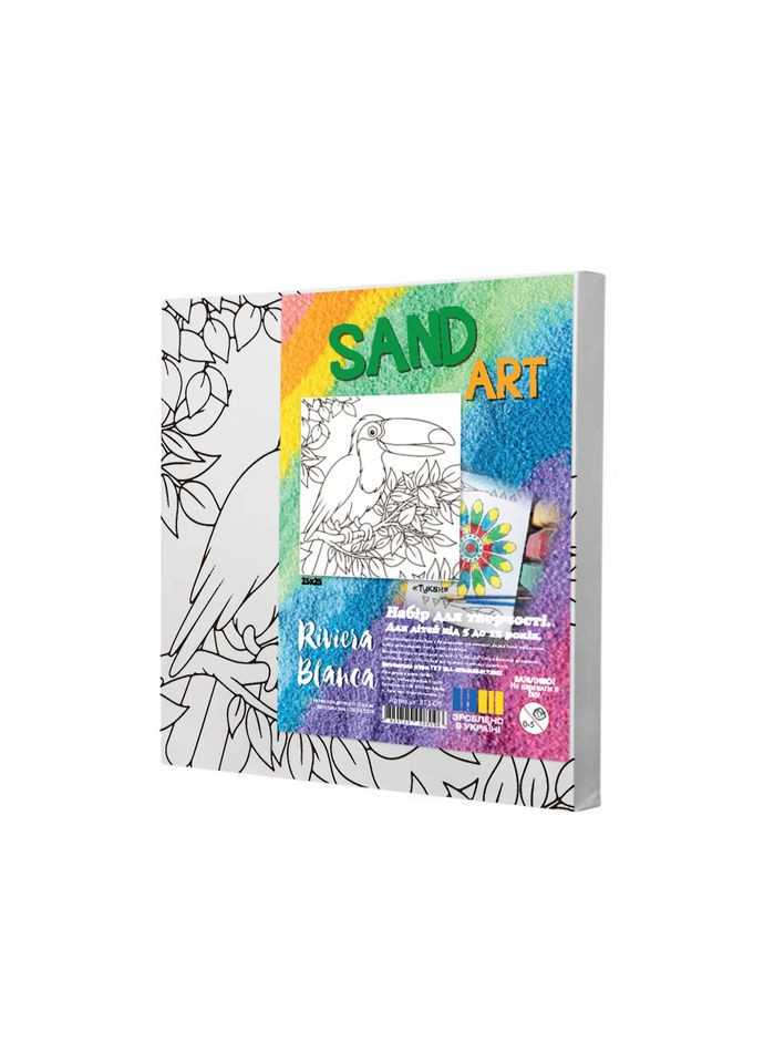 Набір для творчості для дітей Тукан 25x25 см (КГ1-09) Riviera Blanca (303282678)
