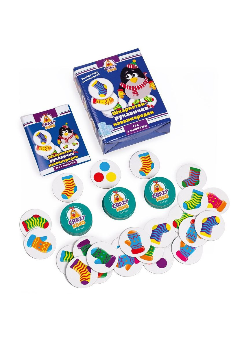 Гра настільна Crazy Koko Шкарпетки-рукавички, укр. мова () Vladi toys VT8025-05 (328447885)