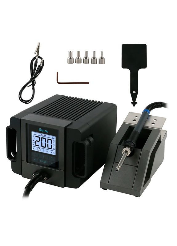 Термоповітряна паяльна станція TR1100 фен / 200 Вт / 100-450 ° С / 7 л/хв Quick (317204205)