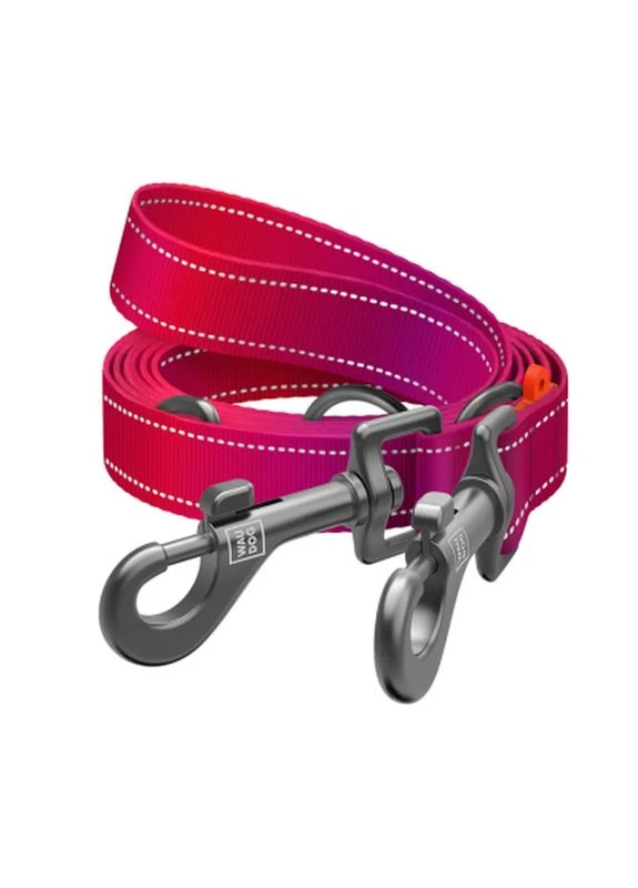 Поводок для собак Nylon Mono светоотражающий М (46484) WAUDOG (399608823)