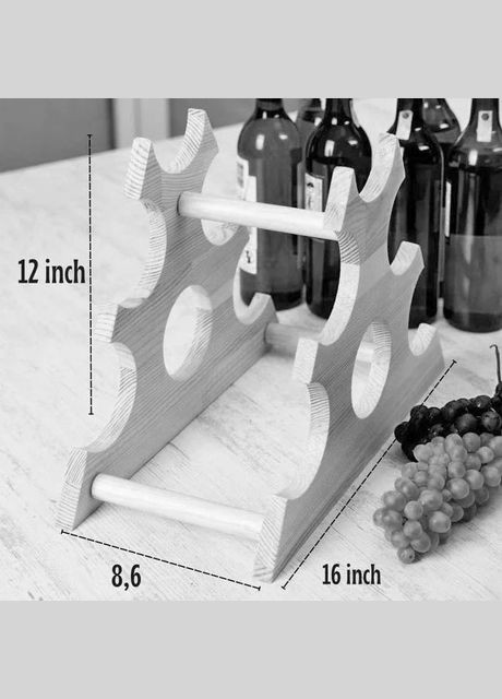 Настільна винна полиця Таверне каррі (ВПС-010303) No Brand (327846392)