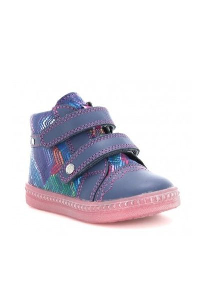 Сиреневые повседневные ботинки утепленные 91763-2-1ss Bartek