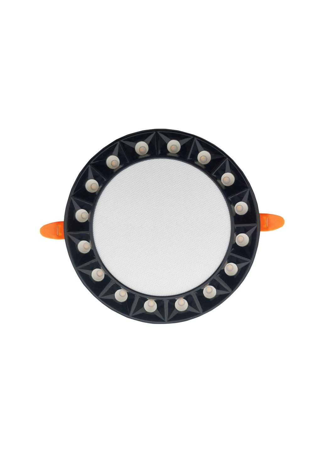 Світильник врізний "HARLEY-16" (з регульованим кріплення) 16W 3000K-6500K чорний Horoz Electric (346089523)