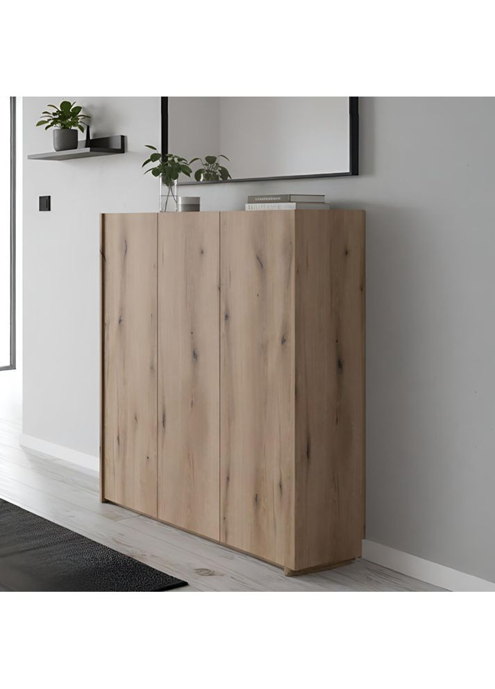 Тумба для обуви Кассель Дуб Эвок 3 ДСП 97х40х110 (DRS-011820) Doros (373647006)