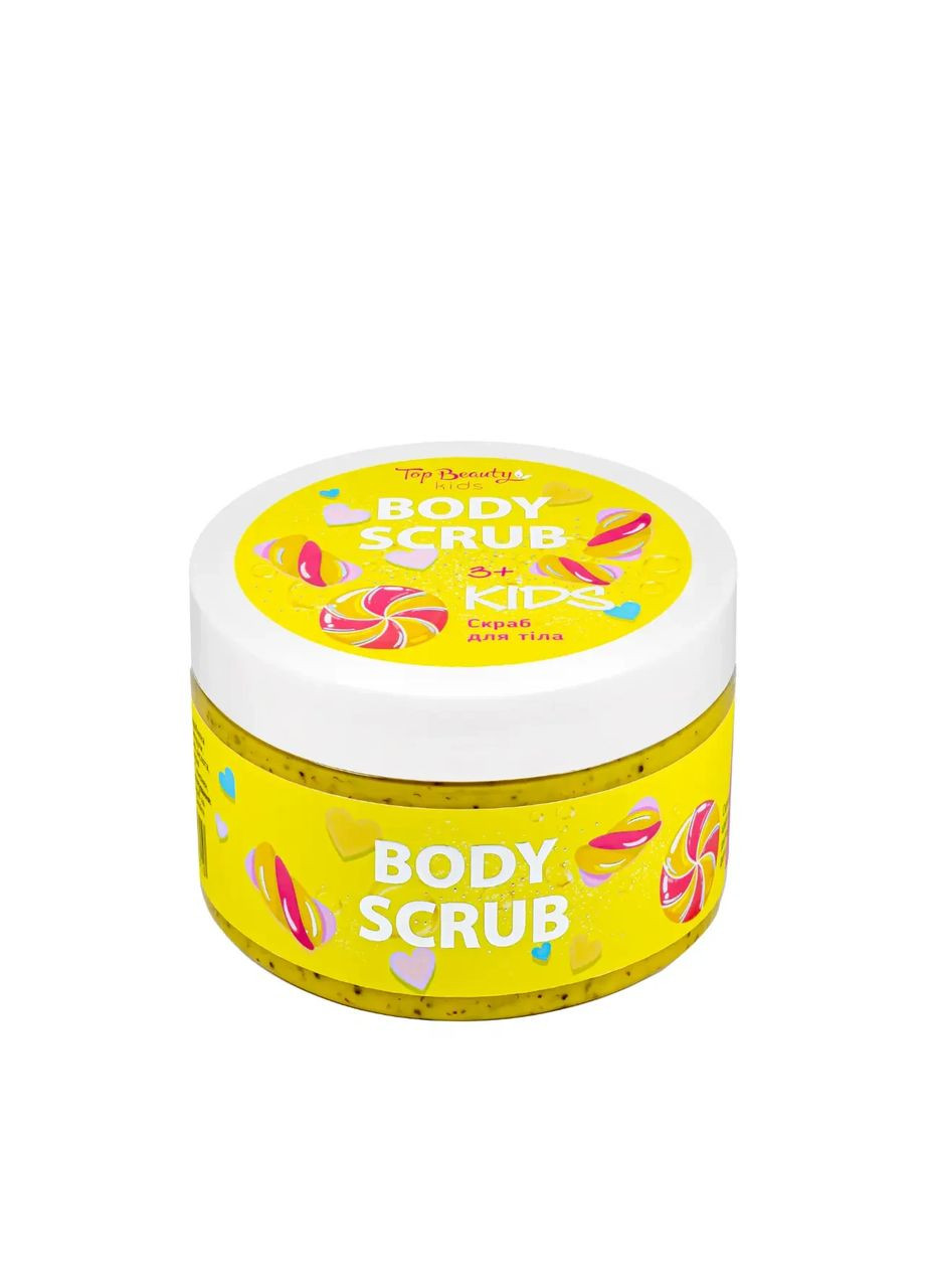М'який дитячий скраб для тіла Body Scrub Kids 3+ з ароматом жуйки Top Beauty (365878391)