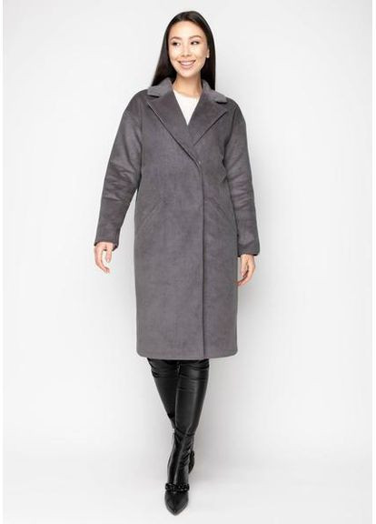Серое Пальто 731-2M-RC Т.серый SAM S Samange
