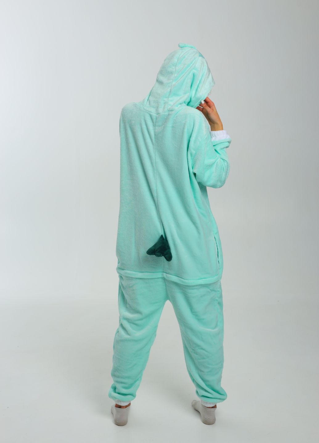 Кігурумі піжама Сяо Геншин Імпакт жіноча плюшеве мʼятний з капюшоном Lalapka (362490051)