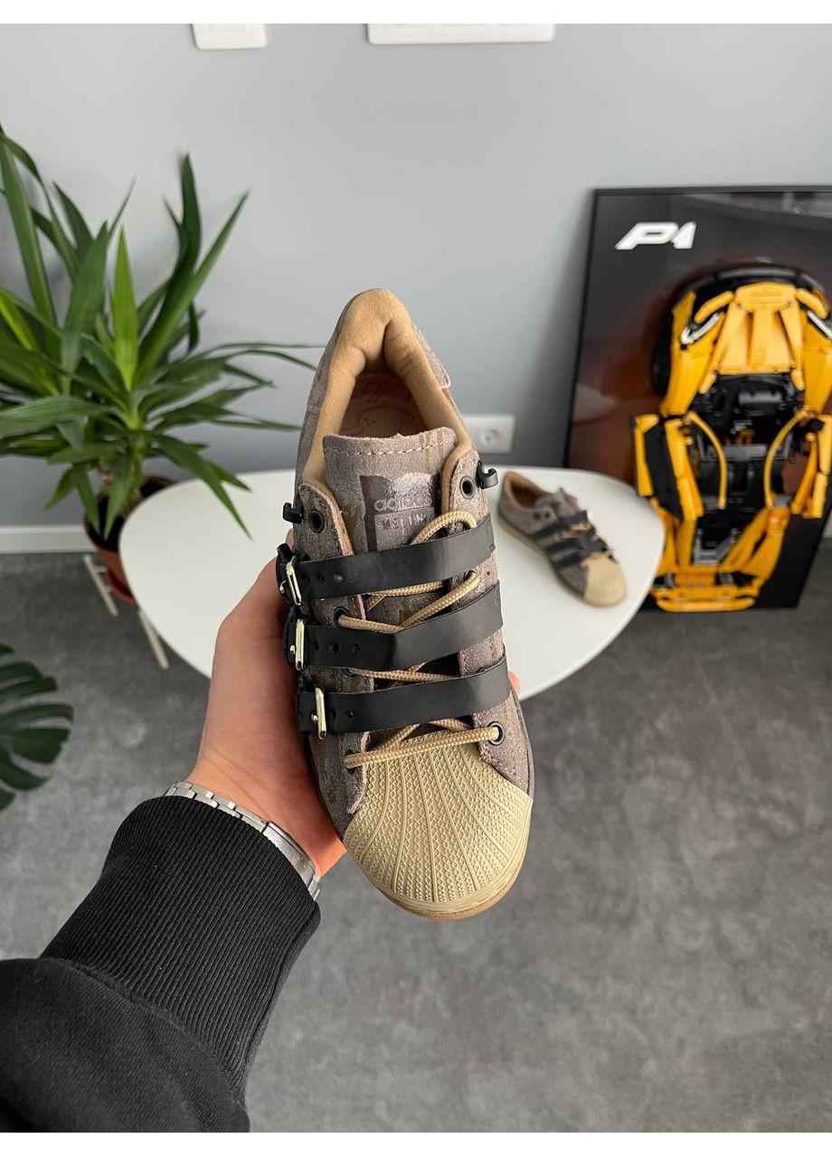 Кросівки жіночі Adidas Superstar Rabbit Hole Brown Black | Адідас Суперстар Кроляча нора коричневі No Brand коричневі демісезони (360535103)