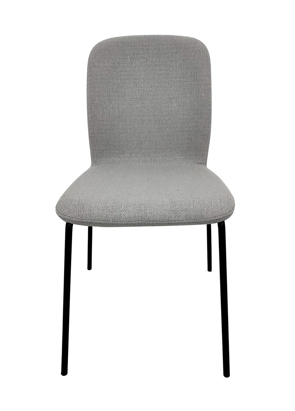 Стілець кухонний NAVY Чорний каркас/Світло-сірий тканина Intarsio (372178908)