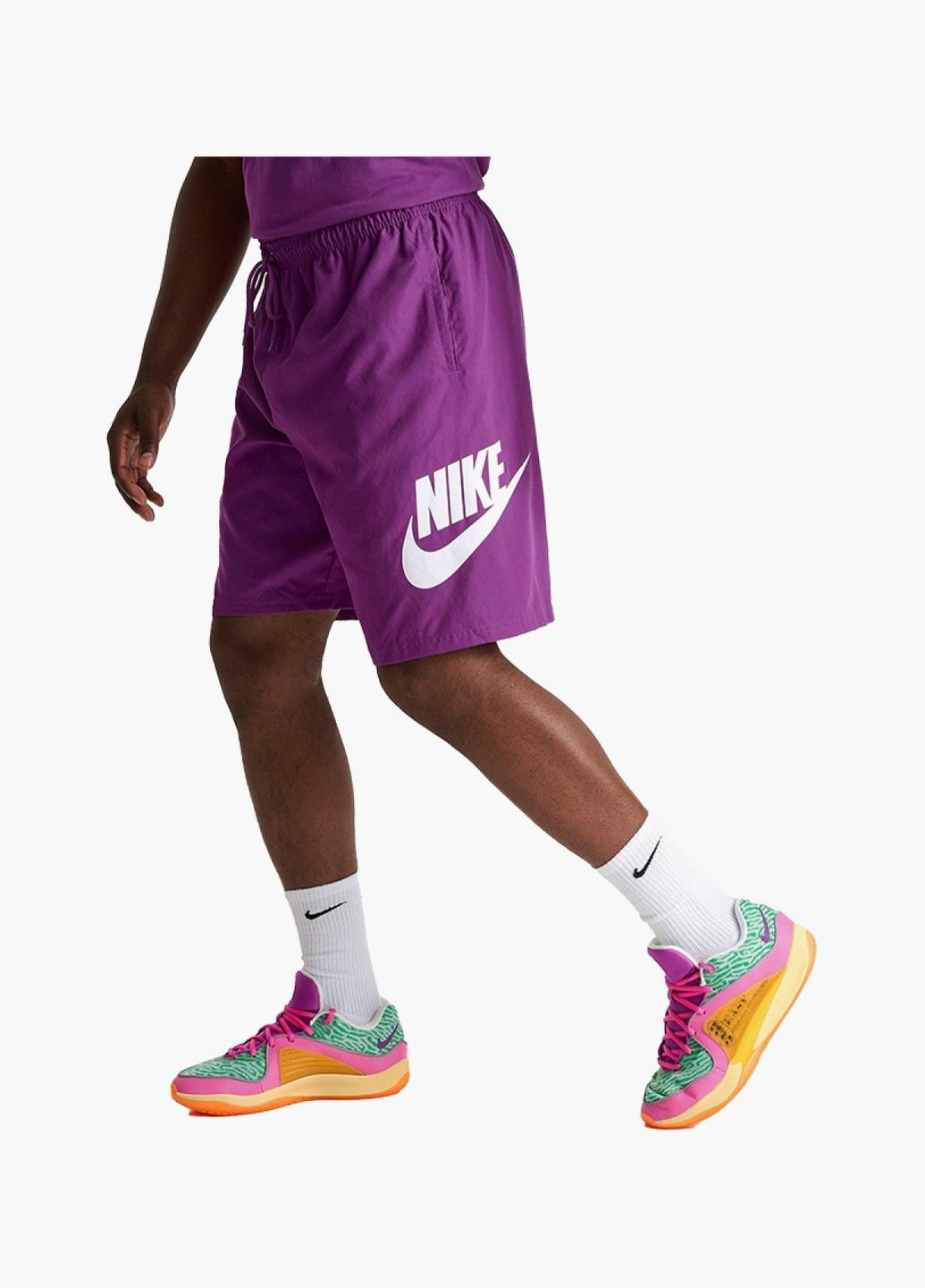 Шорти чоловічі Club Unlined Woven Shorts Violet FN3303-503 Nike (332610392)