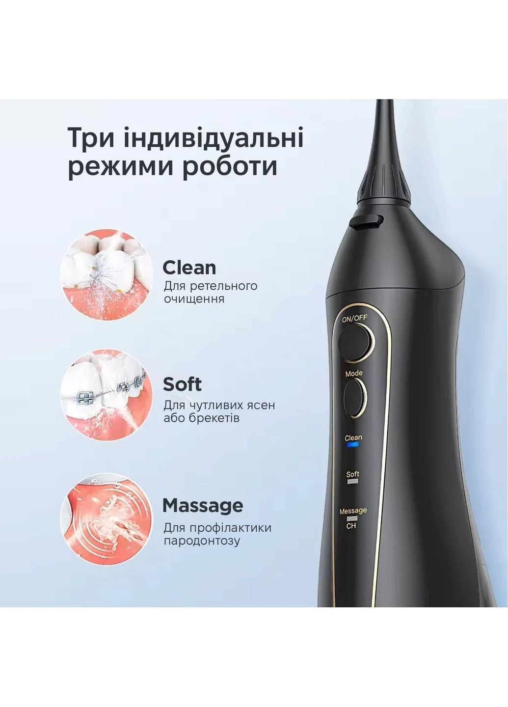 Ирригатор BV5020E Black Bitvae (387577544)