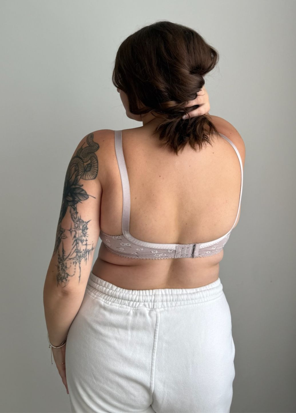 Пудровий бюстгальтер з натуральної бавовни колекції «стихія» VIDCHUY