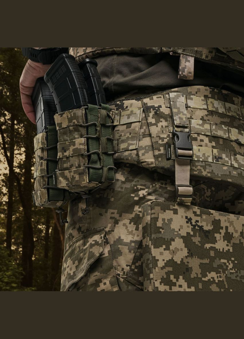 Двойной подсумок под магазины АК/АR (тканевый). Пиксель (мм-14) Ukrarmor (333722007)