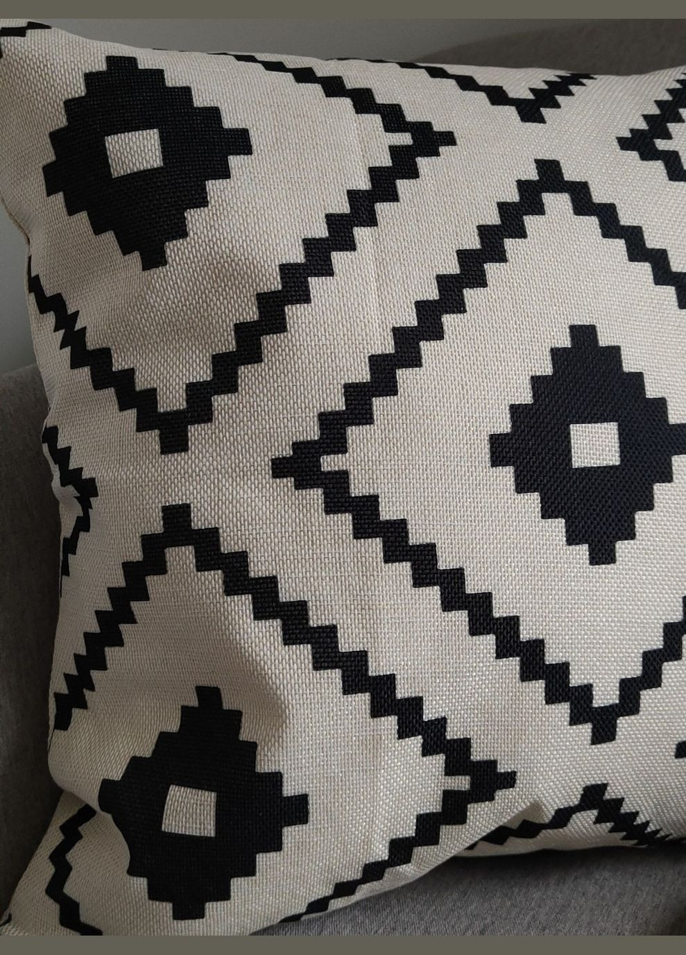 Наволочка декоративна "Ромби" 45х45 см No Brand (347623680)