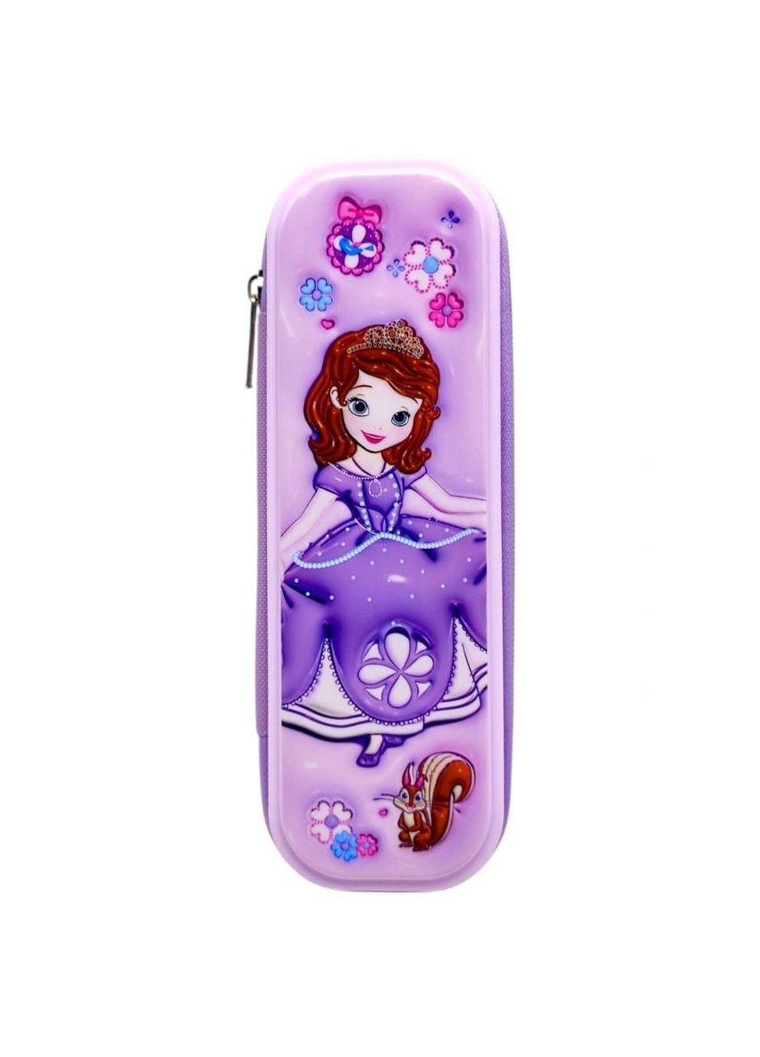 Пенал ПРИНЦЕСИ на блискавці (БЛАКИТНИЙ) в коробці MIC (349501124)