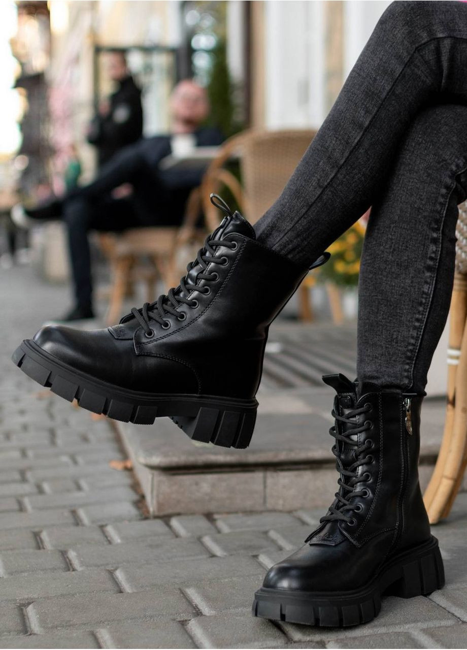 Черевики жіночі зимові чорні (B3115) 40 Trendy (367020019)